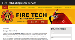 Desktop Screenshot of firetechextinguisher.com